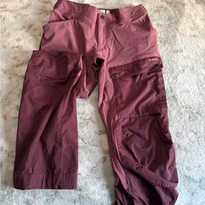 Fjallraven Women's G-1000 Maroon Outdoor Pants
